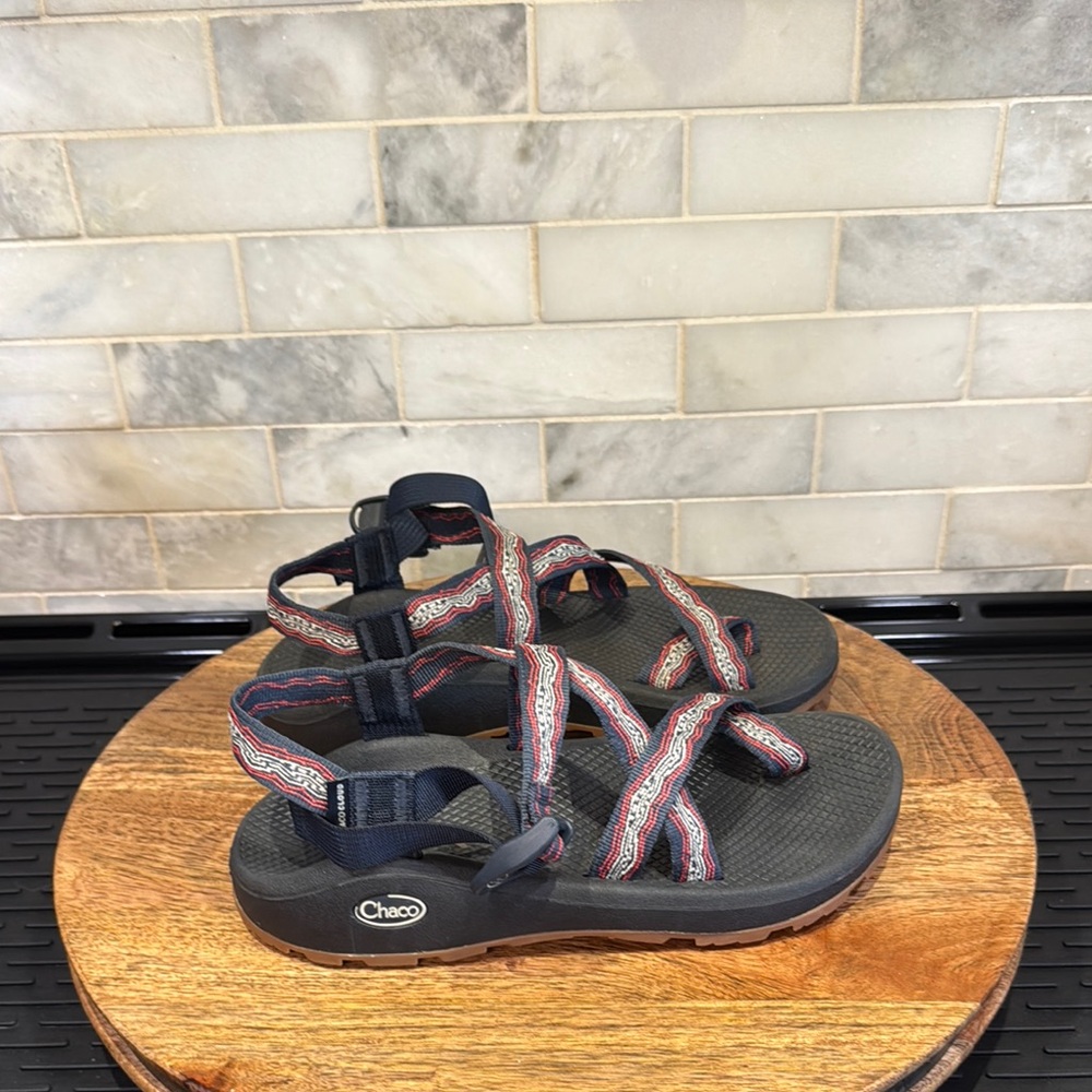 Chaco Men’s Z Cloud Tri-Navy Sandals - Picture 4 of 6